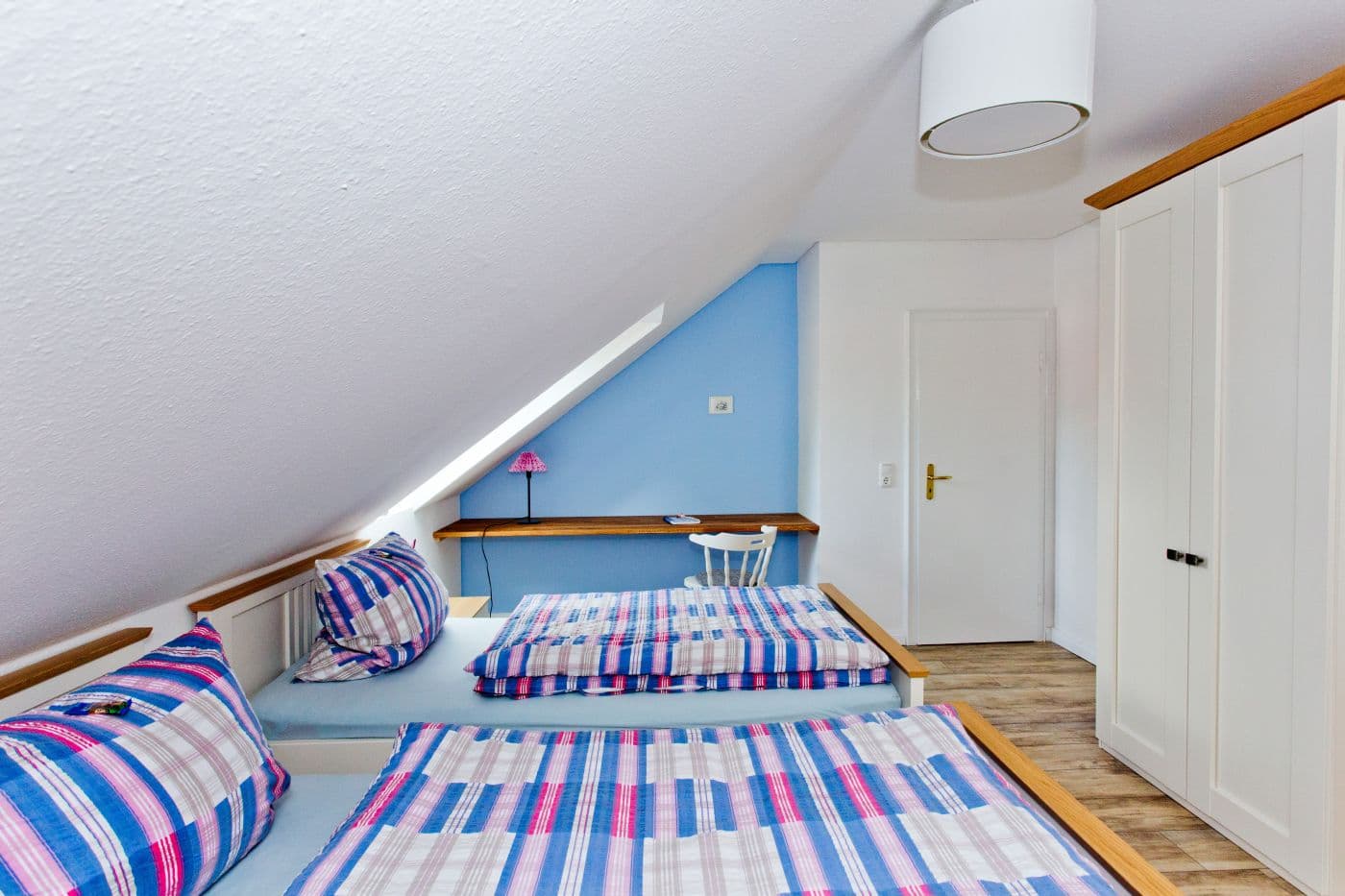 Schlafzimmer in der Ferienwohnung Marie in Hanstedt