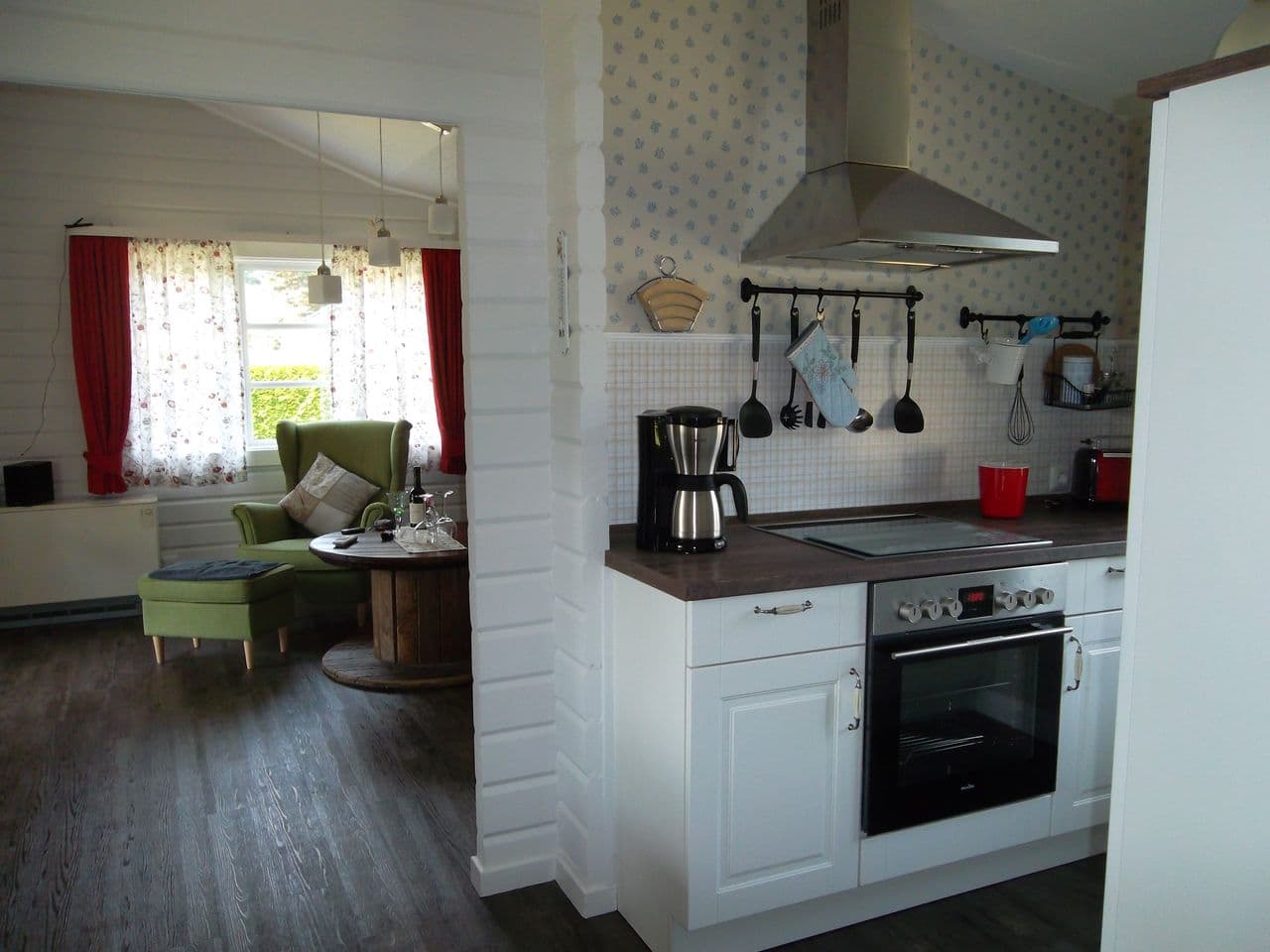 Küche im Ferienhaus für 2 Personen