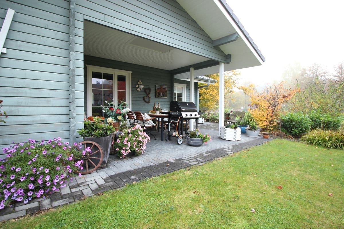 Ferienhaus Hansen Veranda lüneburger heide