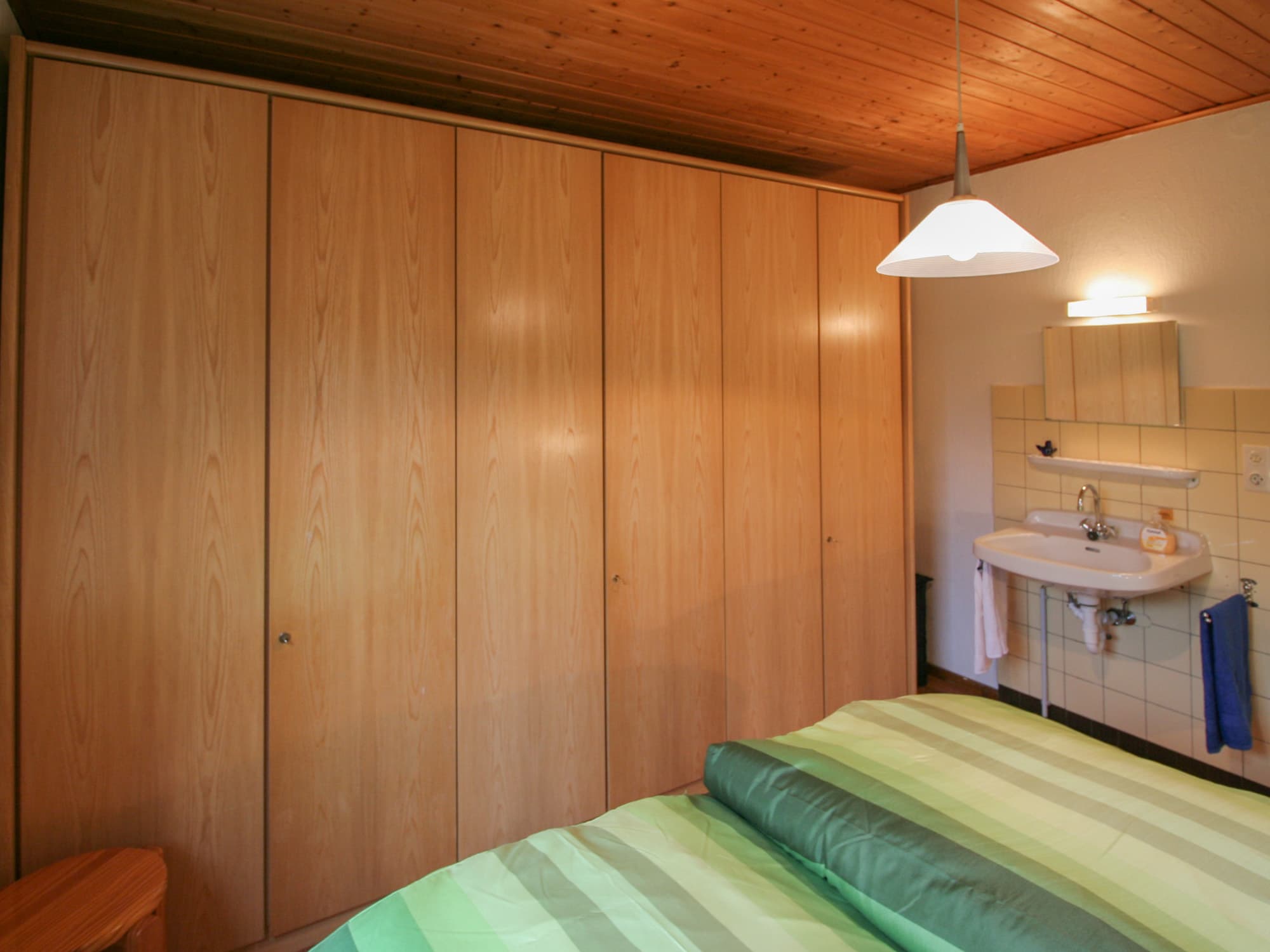 Schlafzimmer des Ferienhaus Schneverdingen