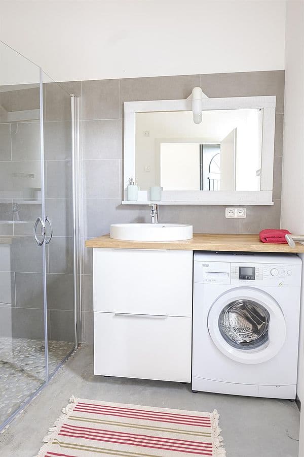 Waschtisch in der Ferienwohnung Landgang in Egestorf