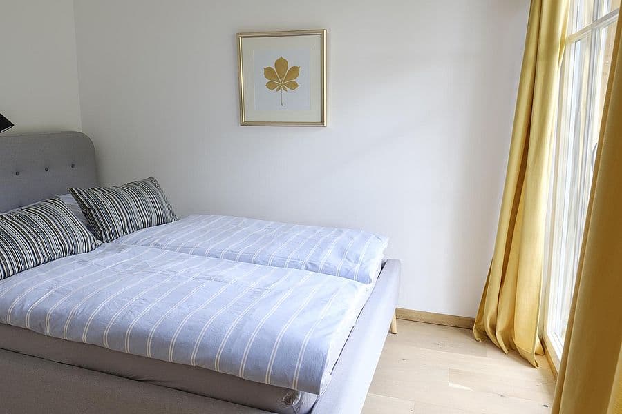 Schlafzimmer in der Ferienwohnung Landgang in Egestorf