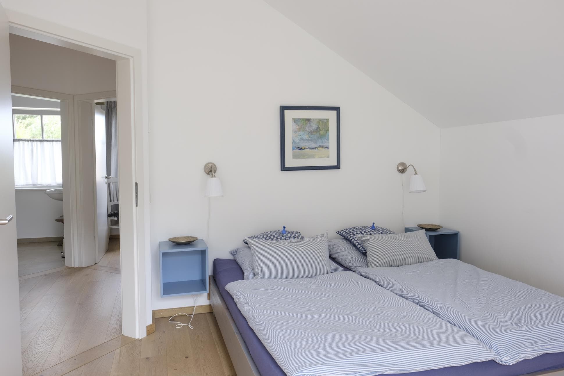 Schlafzimmer in der Ferienwohnung Landgang in Egestorf