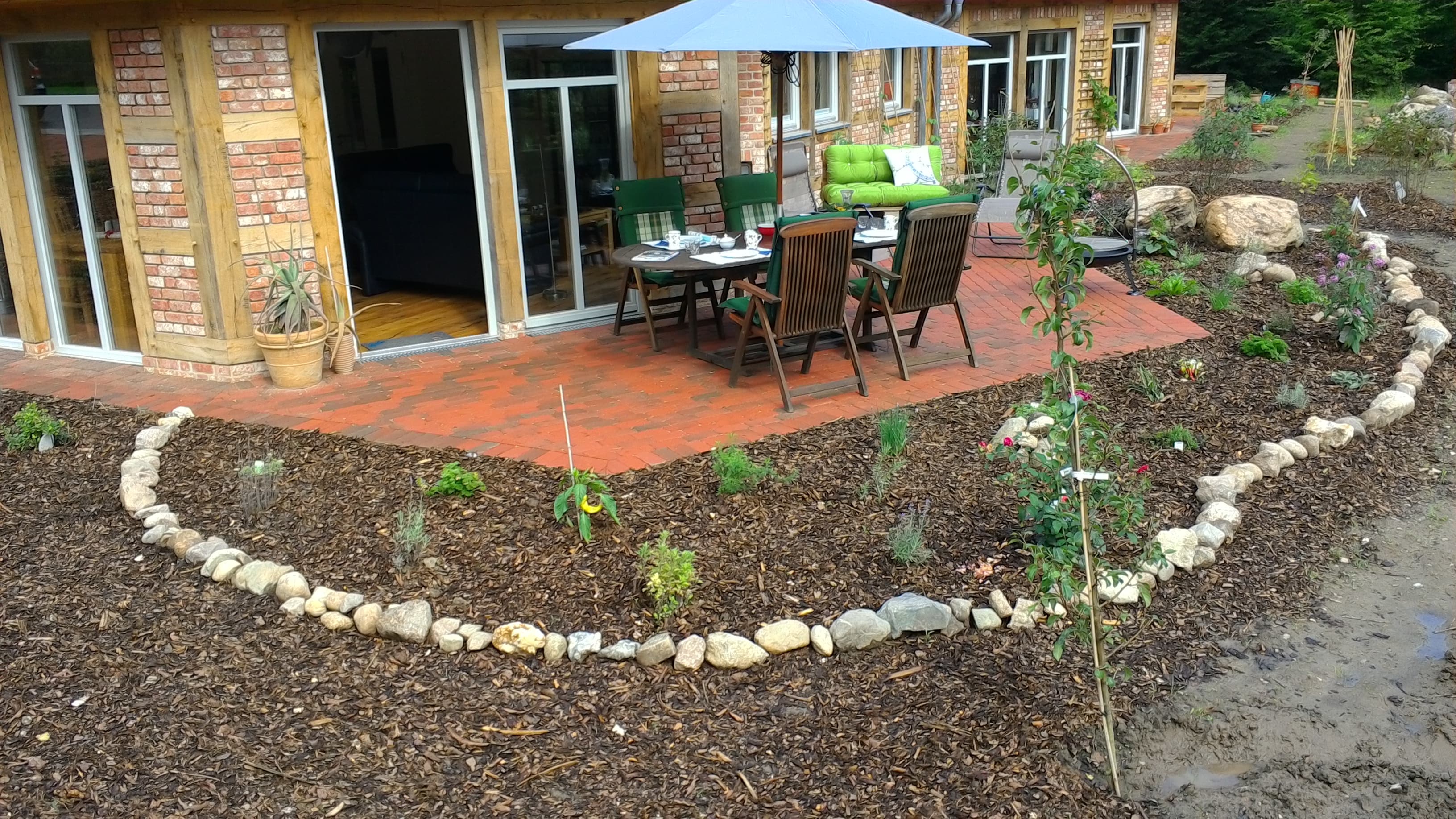 Ferienhaus Egestorf Ferienhaus Zur schönen Heidewabe terrasse