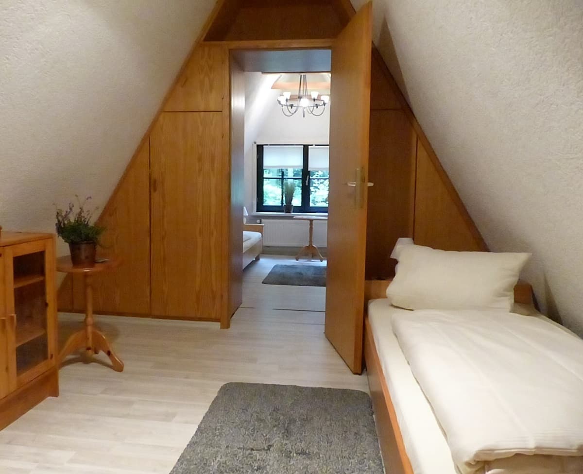 Ferienhaus Lüneburger Heide schlafzimmer