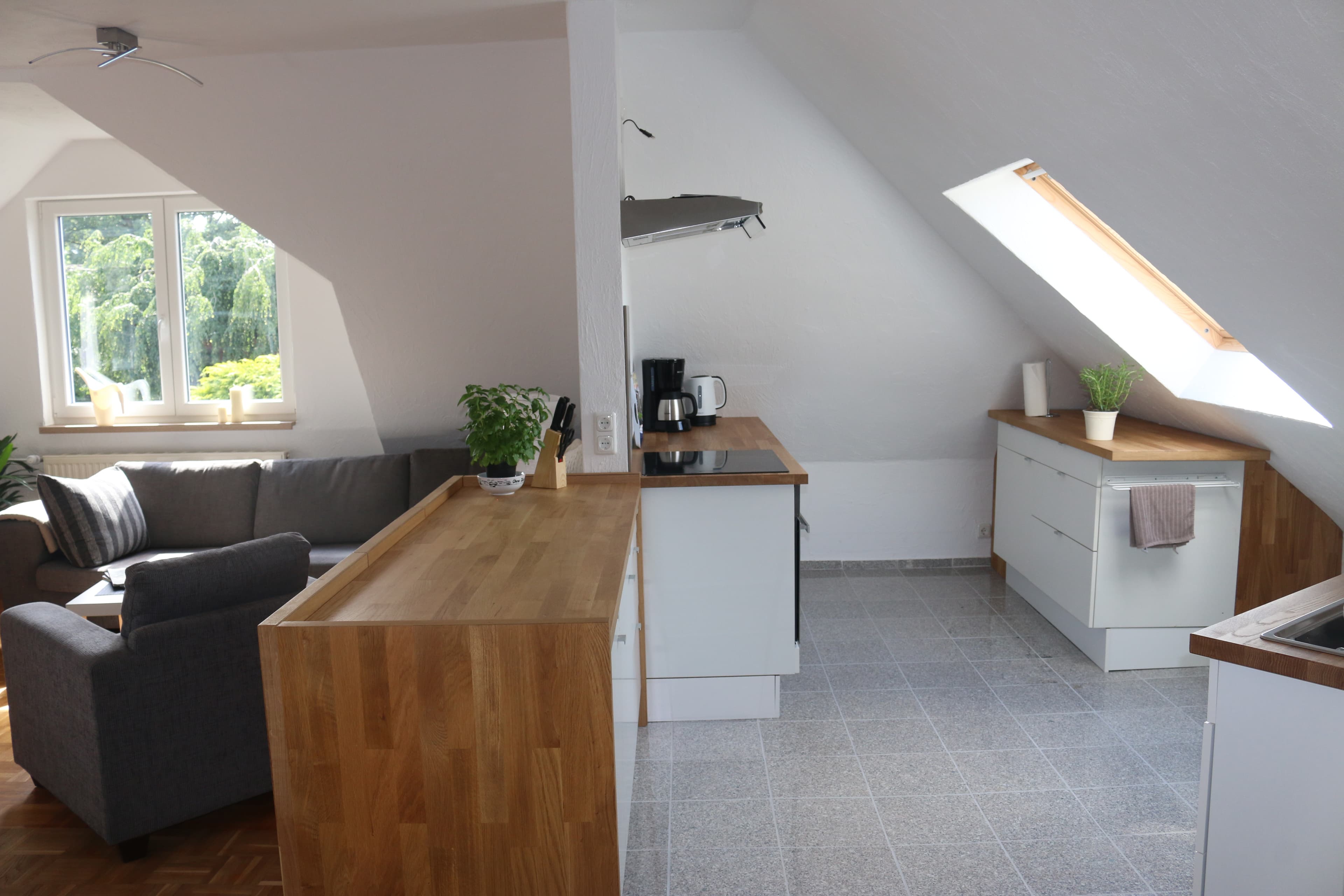 Küche in der Ferienwohnung Familie Baasch in Embsen