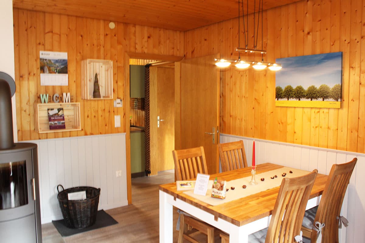 Essbereich im Ferienhaus