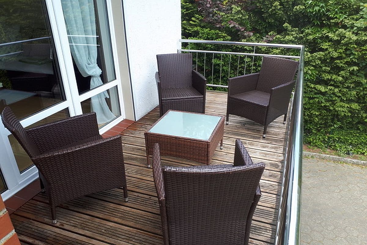 FeWo Im Auetal Balkon