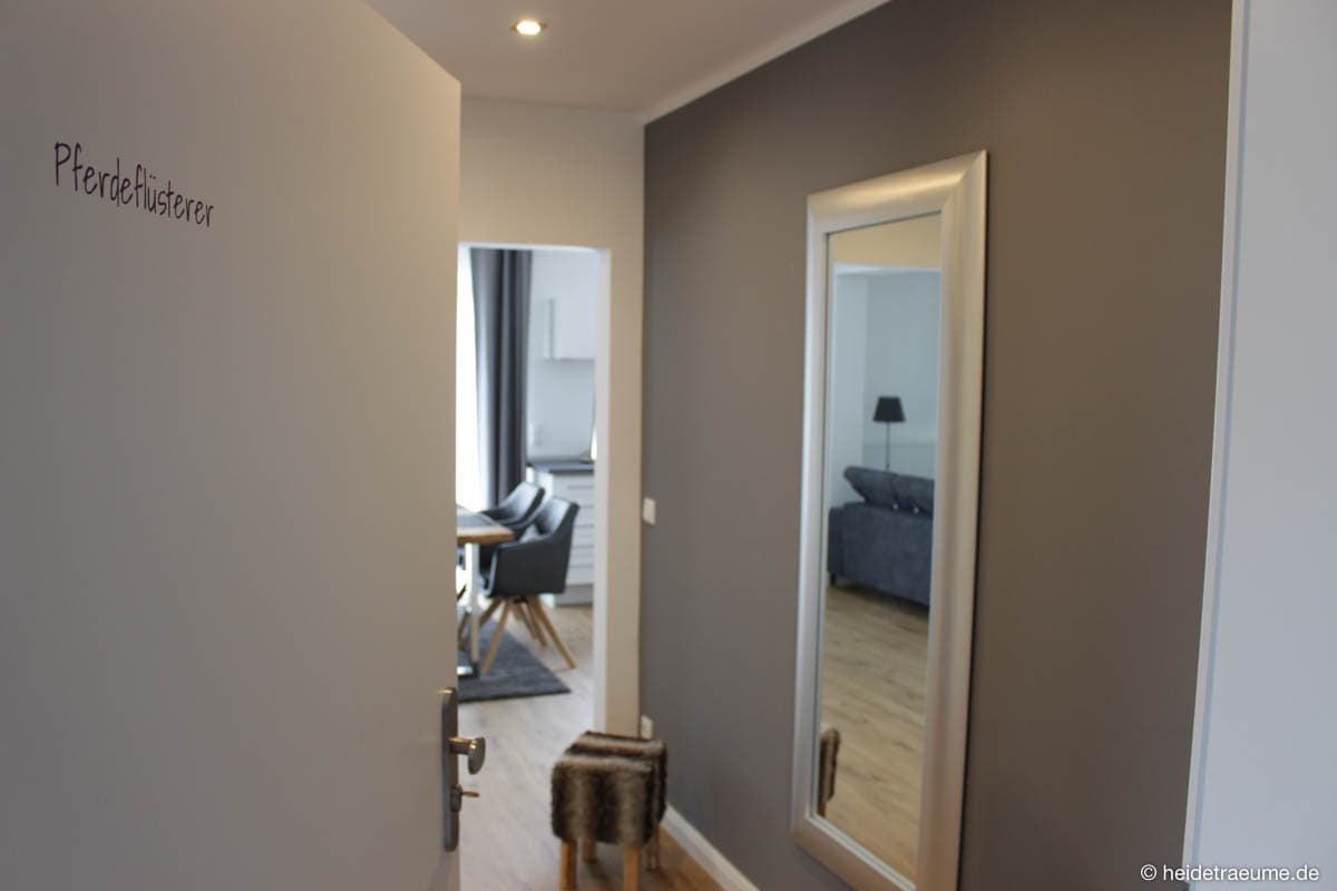 Flur Pferdeflüsterer in den Heideträume Appartements in Undeloh