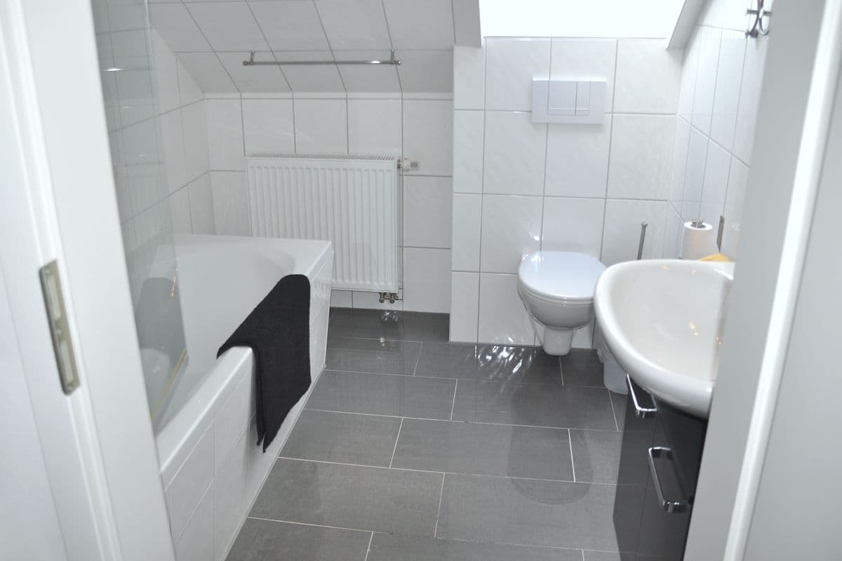 Badezimmer im Landhaus Schepelse in Eicklingen
