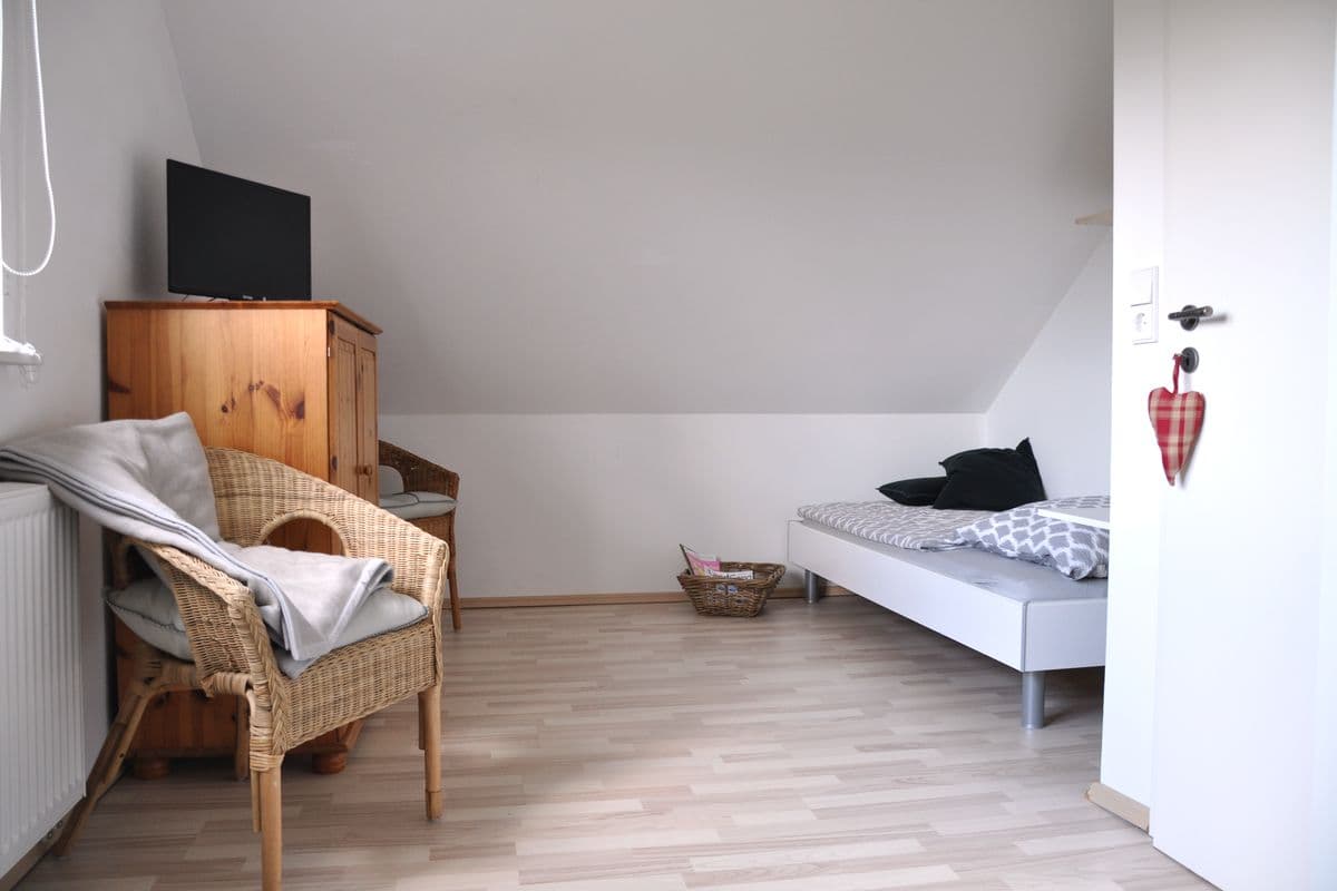 Schlafzimmer im Landhaus Schepelse in Eicklingen