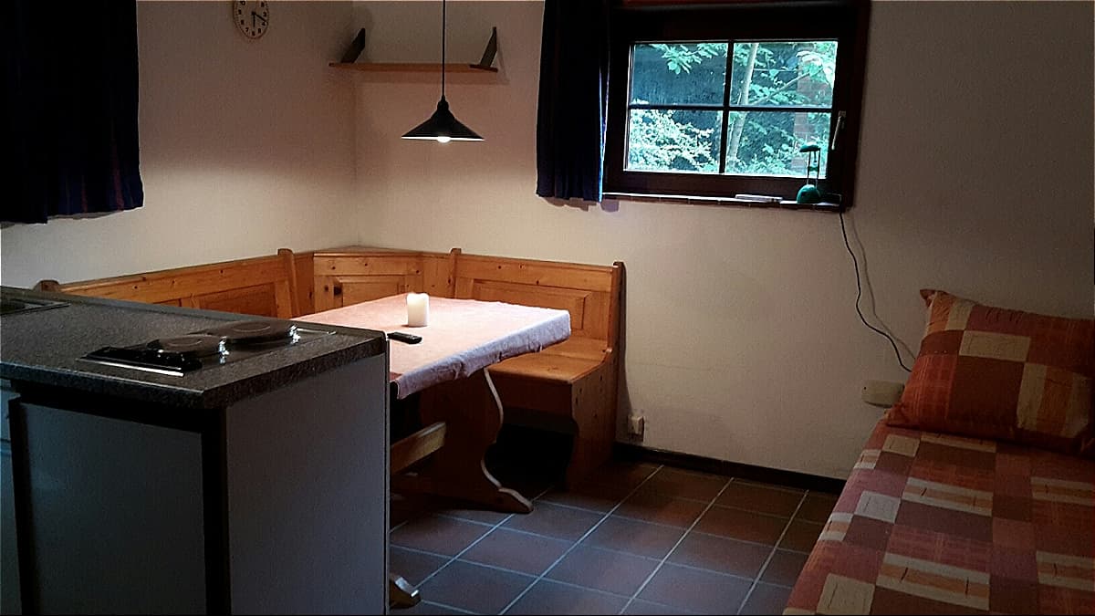 Wohnbereich mit Küchenzeile