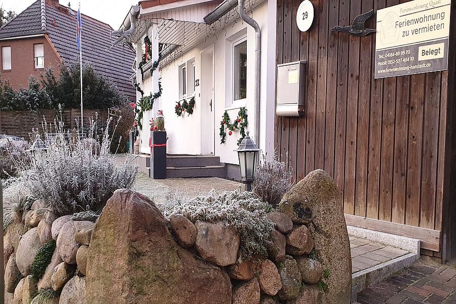 Hausansicht der Ferienwohnung Quast in Hanstedt