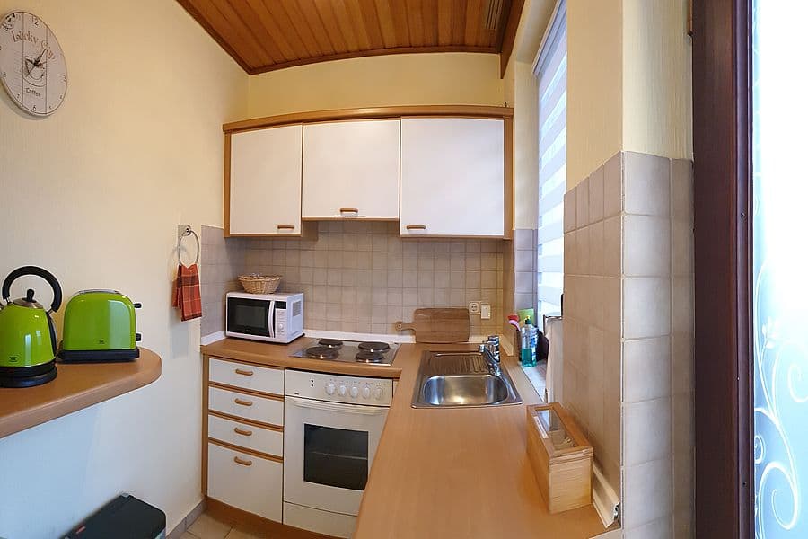 Küche in der Ferienwohnung Quast in Hanstedt