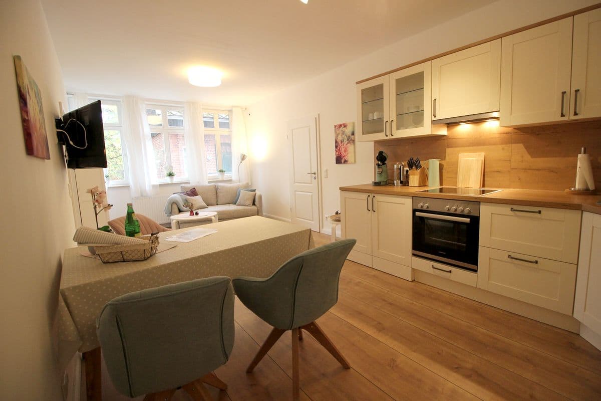 Küche mit Essbereich Ferienwohnung 3