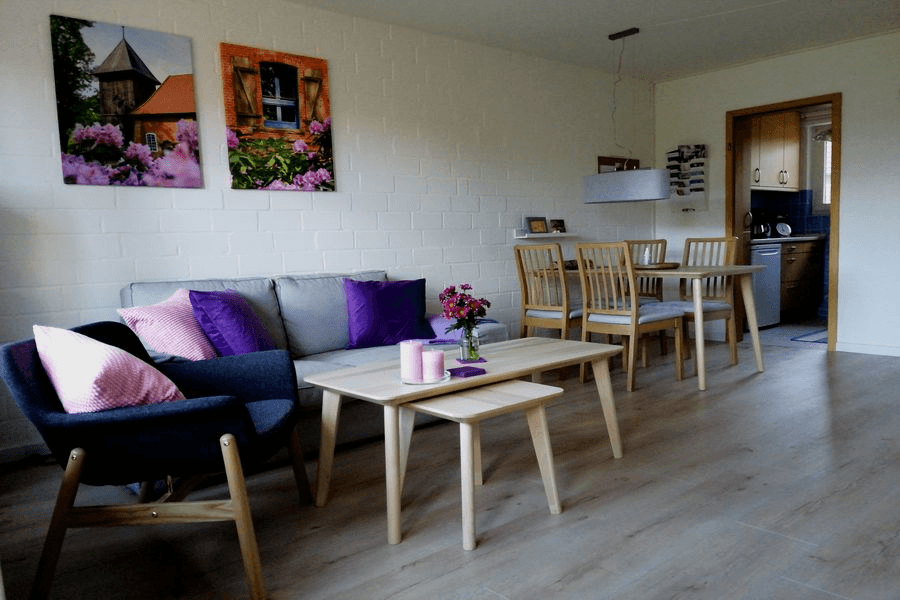 Wohnzimmer im Ferienhaus Waldburg Müden Örtze