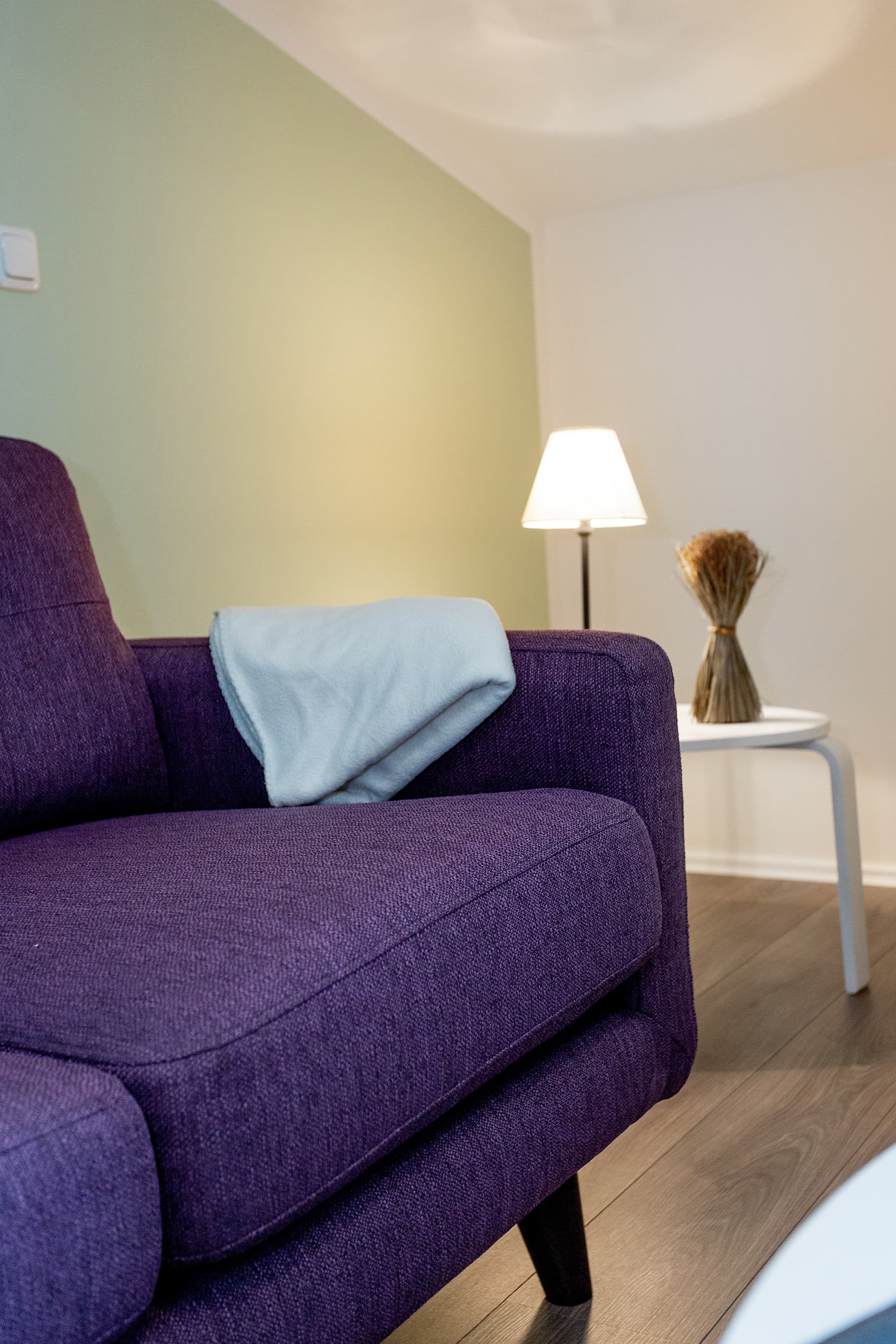 Sofa in der Ferienwohnung Zur Heideblüte in Toppenstedt