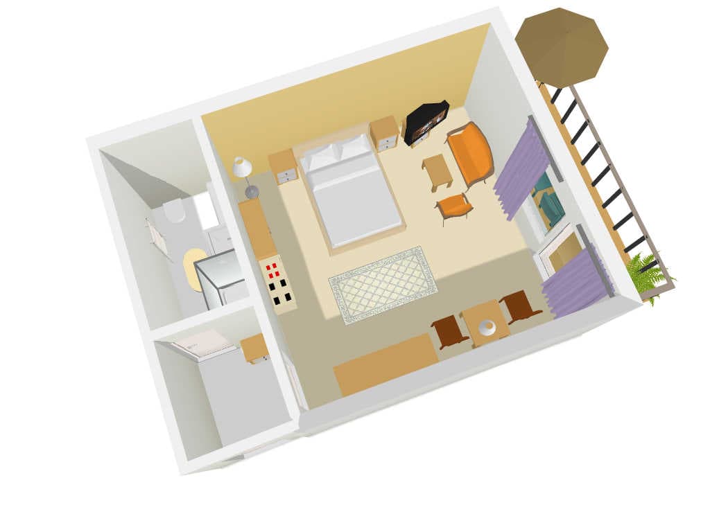 Grundriss der Forest Apartments & Rooms in Bad Bevensen