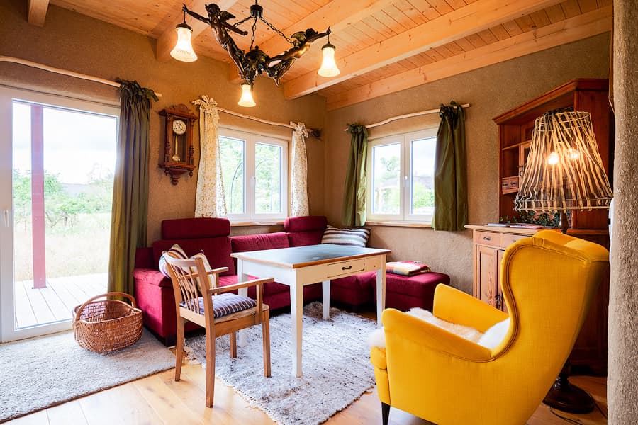 Wohnzimmer in dem Ferienhaus Am Wegesrand Müden Örtze