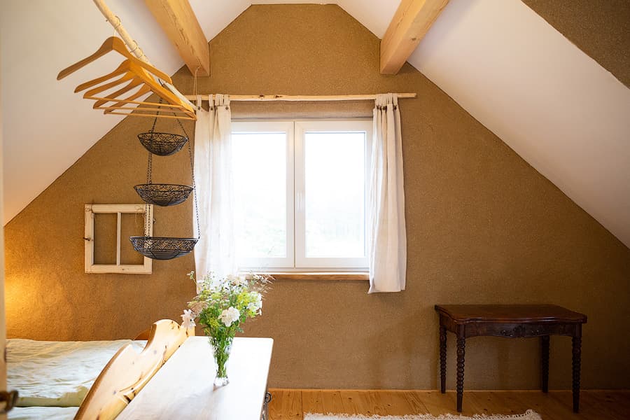 Schlafzimmer in dem Ferienhaus Am Wegesrand Müden Örtze