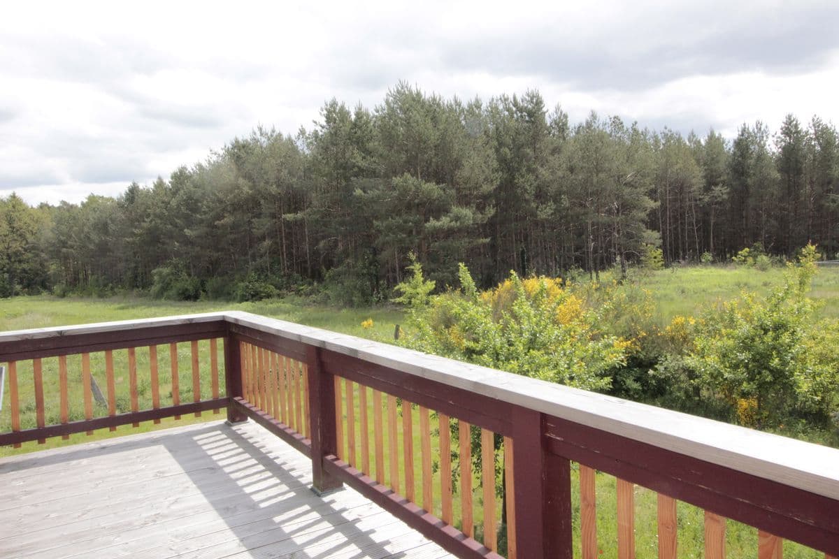 Balkon am Ferienhaus Am Wegesrand Müden Örtze