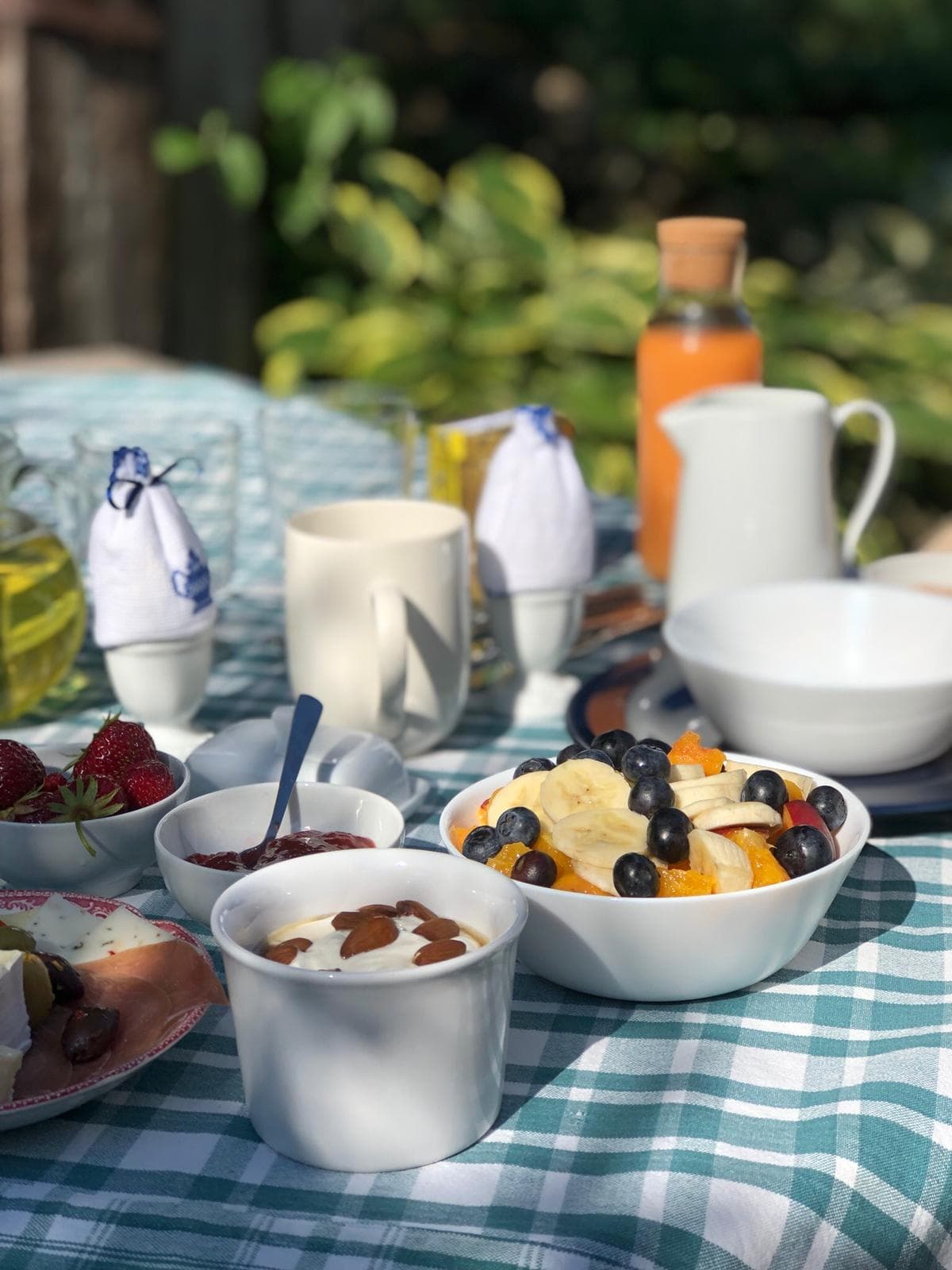 Frühstück in der Ferienwohnung Mühlenkate in Hittbergen