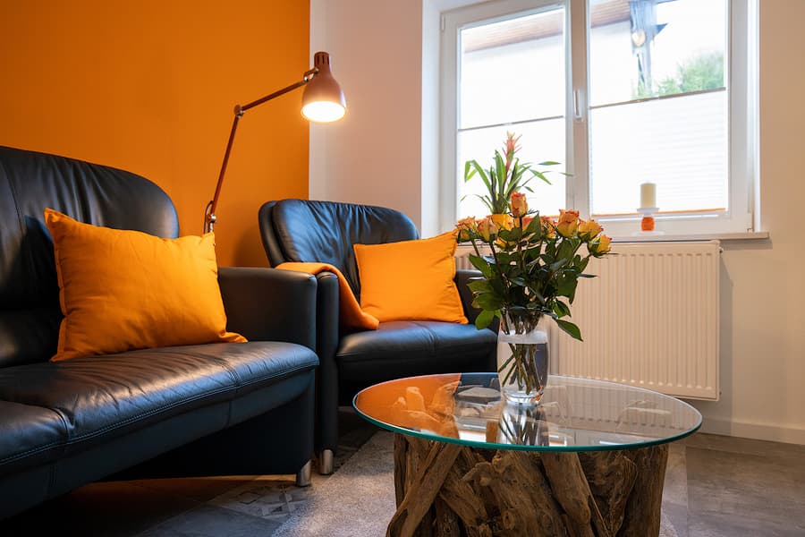 Wohnbereich in den Ferienwohnungen Villa-Duck-Dich-Südheide in Hermannsburg