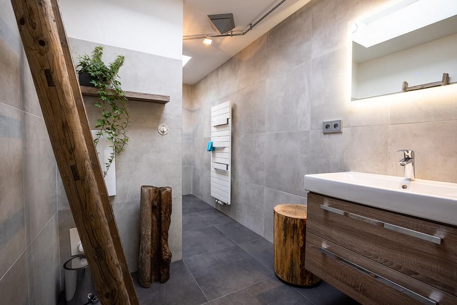 Bad in den Ferienwohnungen Villa-Duck-Dich-Südheide in Hermannsburg