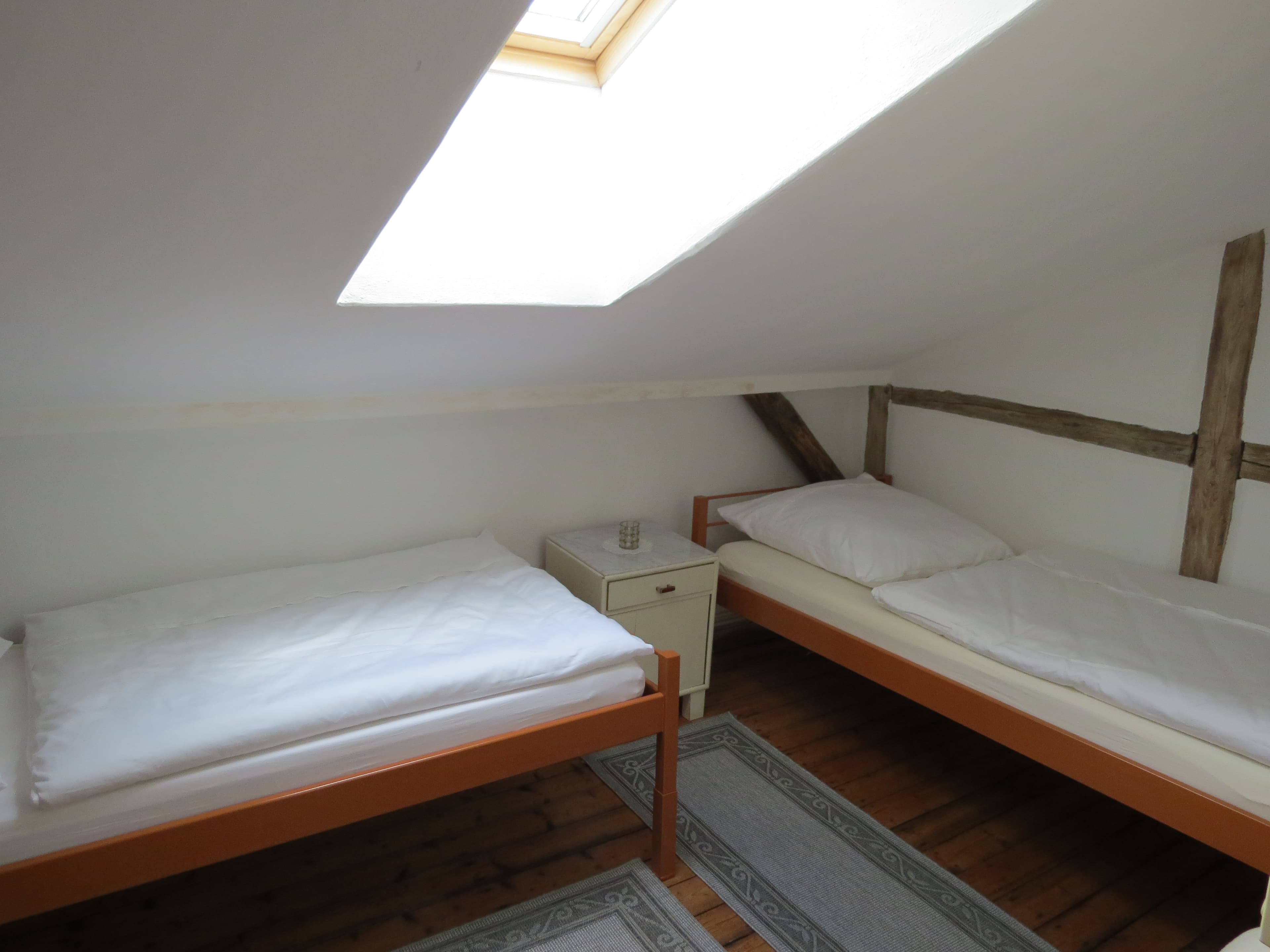 Schlafzimmer in der FeWo Museum in Bad Bodenteich