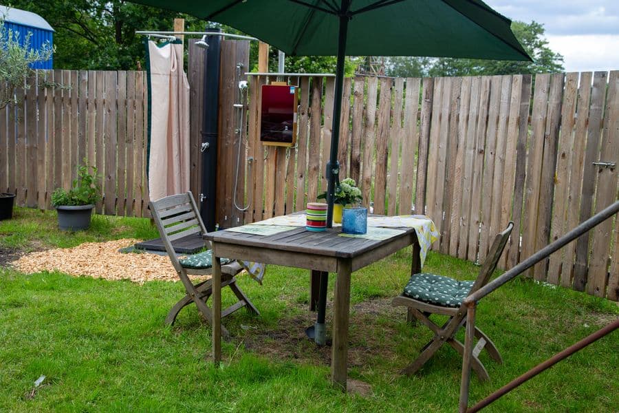 Bauwagen am Aller-Radweg Wietze