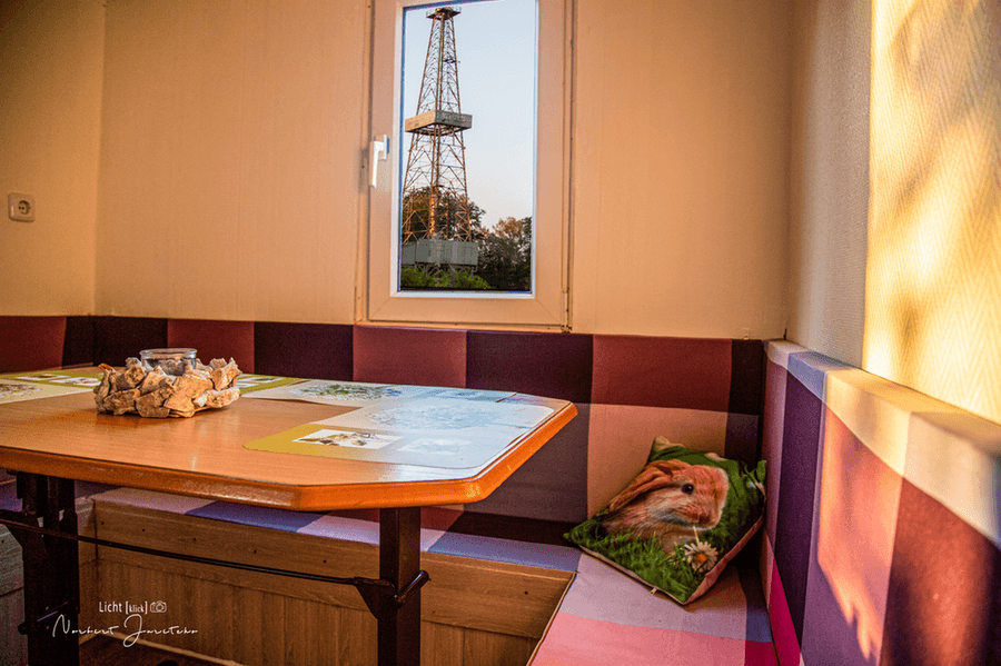 Bauwagen am Aller-Radweg Wietze