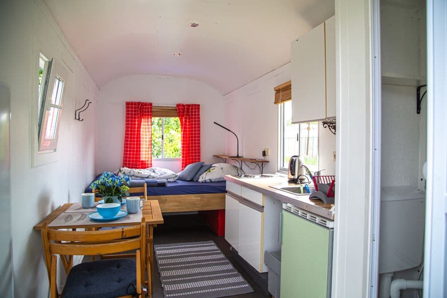 Bauwagen am Aller-Radweg Wietze