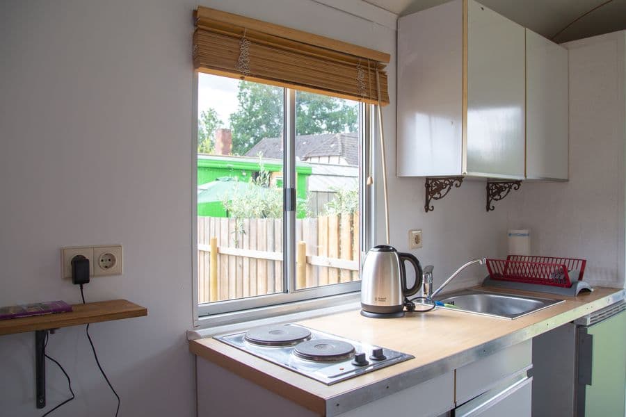 Bauwagen am Aller-Radweg Wietze