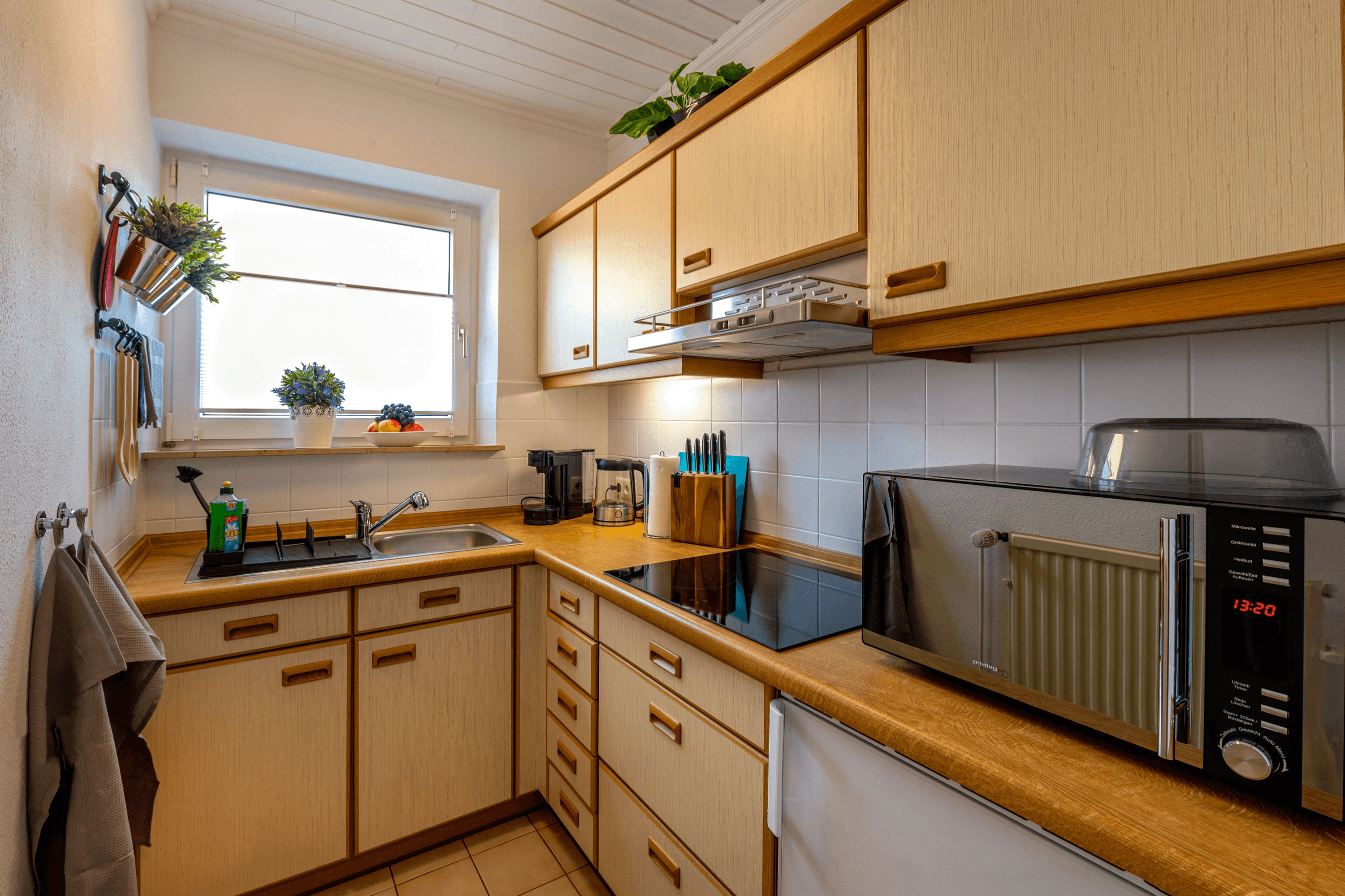 Küche in dem Ferienapartment Weber in Müden (Örtze)