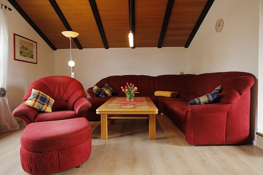 Wohnzimmer in der Ferienwohnung Ahrens Müden Örtze