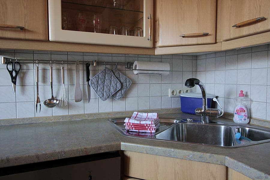 Küche in der Ferienwohnung Ahrens Müden Örtze