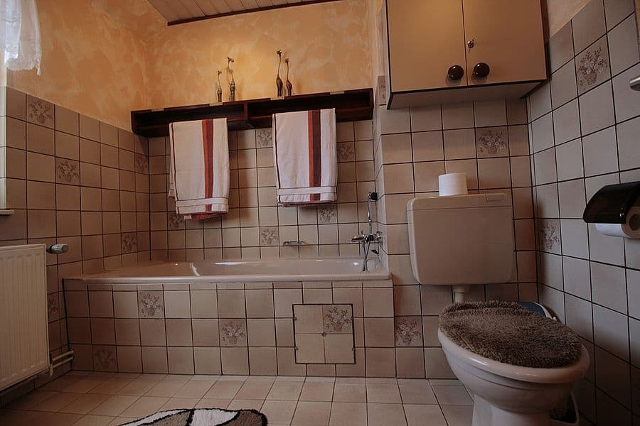Badezimmer in der Ferienwohnung Ahrens Müden Örtze