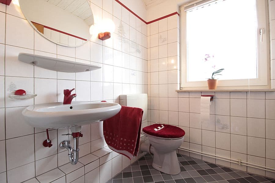 Gäste WC in der Ferienwohnung Ahrens Müden Örtze