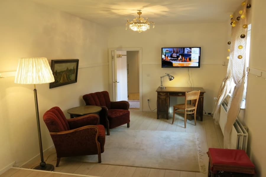 Schlafzimmer in dem Altstadt Apartment in Lüneburg