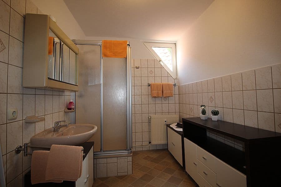 Bad in den Ferienwohnungen Peters in Müden