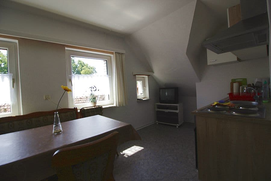 Küche in den Ferienwohnungen Peters in Müden