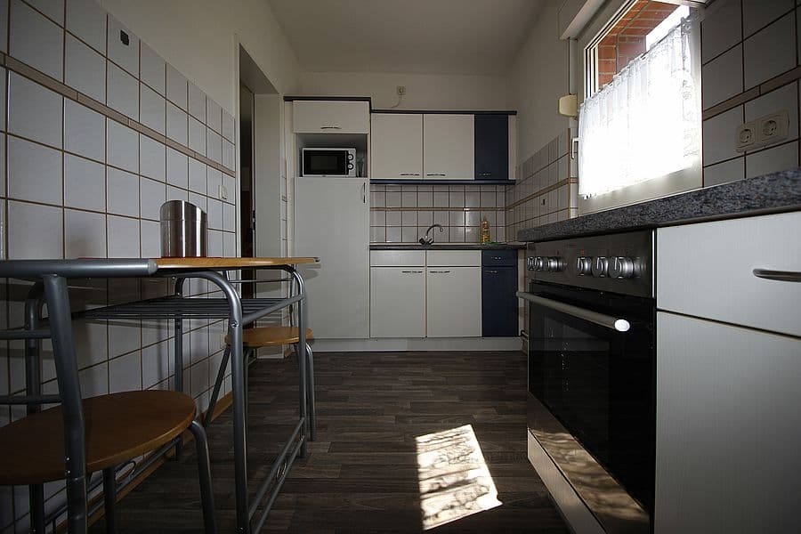 Küche in den Ferienwohnungen Peters in Müden