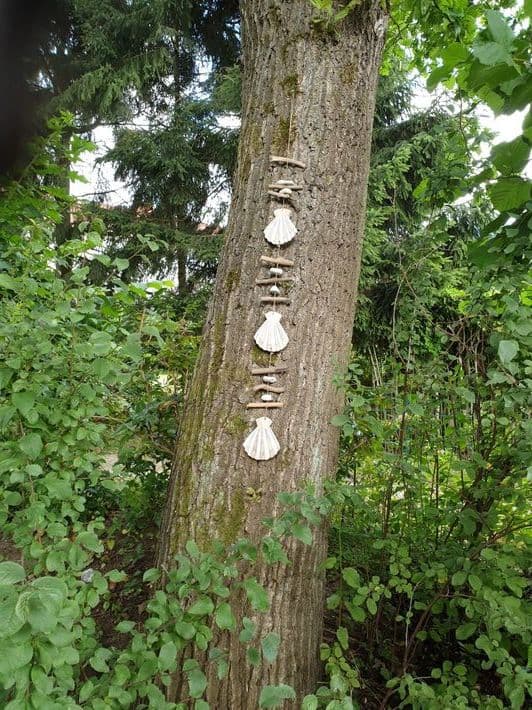 Garten des Apartment Heideland in Buchholz