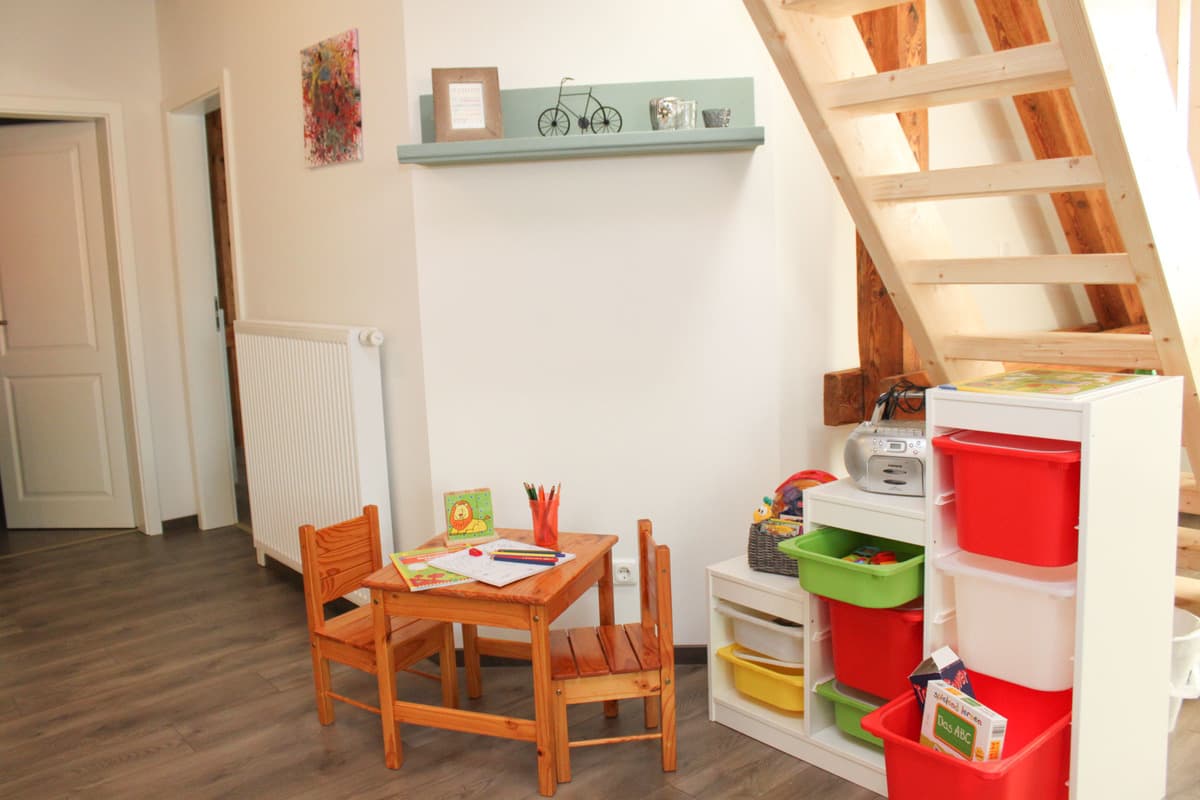 Spielecke in der Fewo Helmsstraße II in Ebstorf