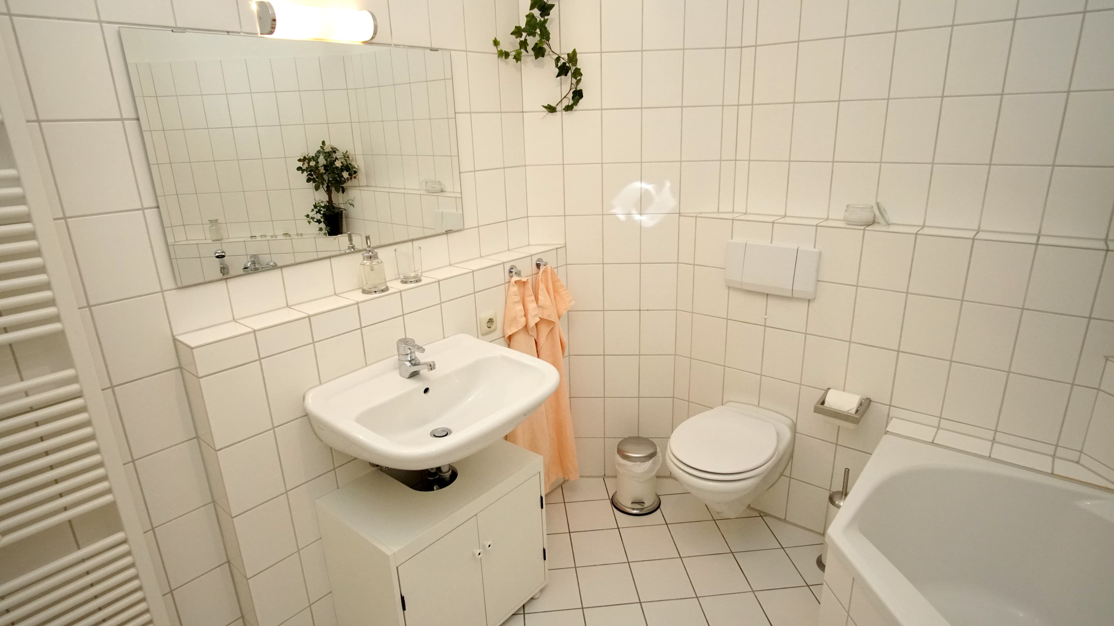 Bad in der Modernen Ferienwohnung in der Innenstadt von Lüneburg