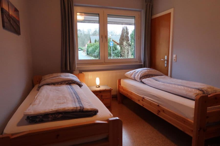 Das Schlafzimmer 2 in der Ferienwohnung Wildung in Lüneburg