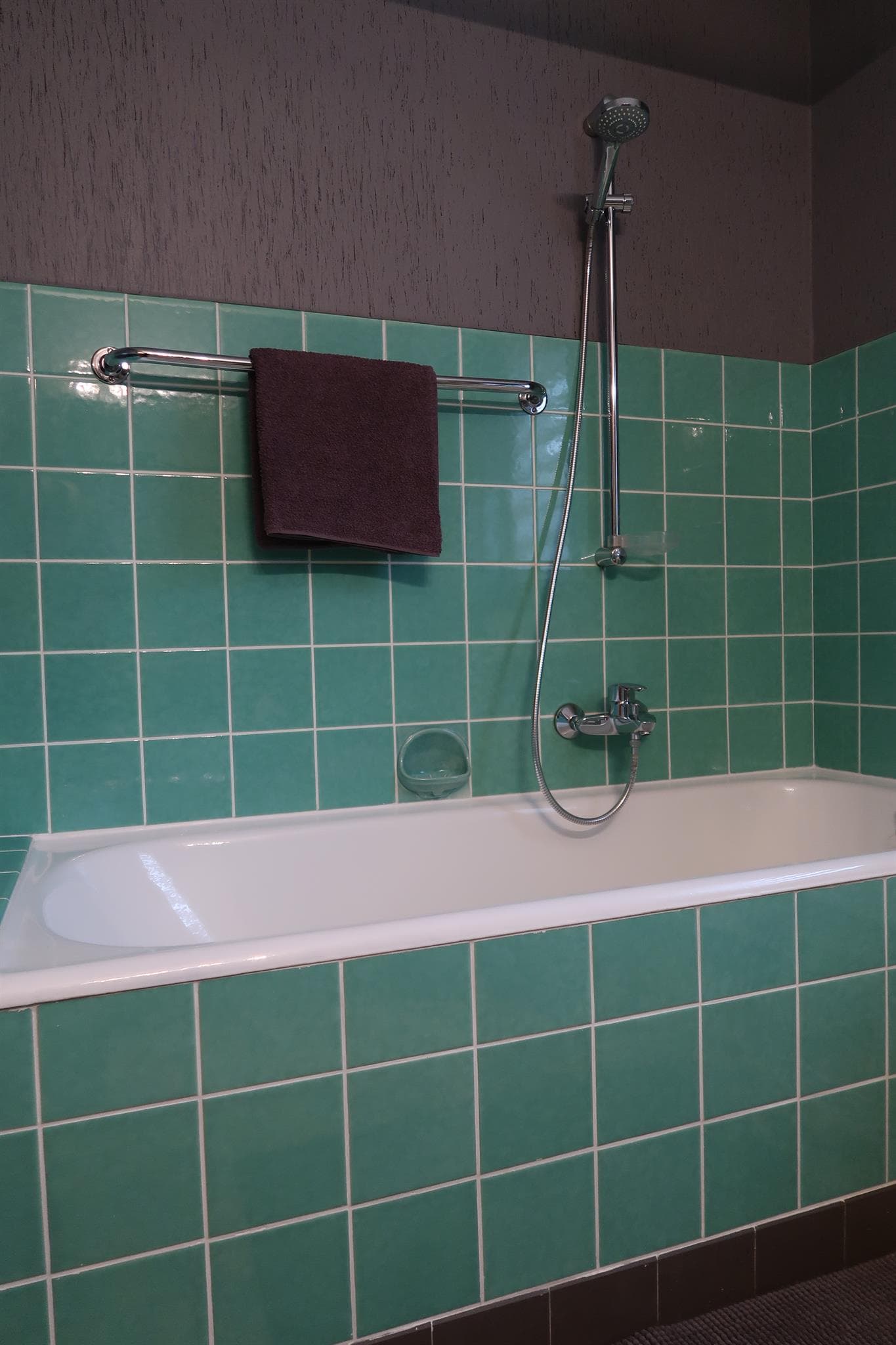Die Badewanne in der Ferienwohnung Wildung in Lüneburg