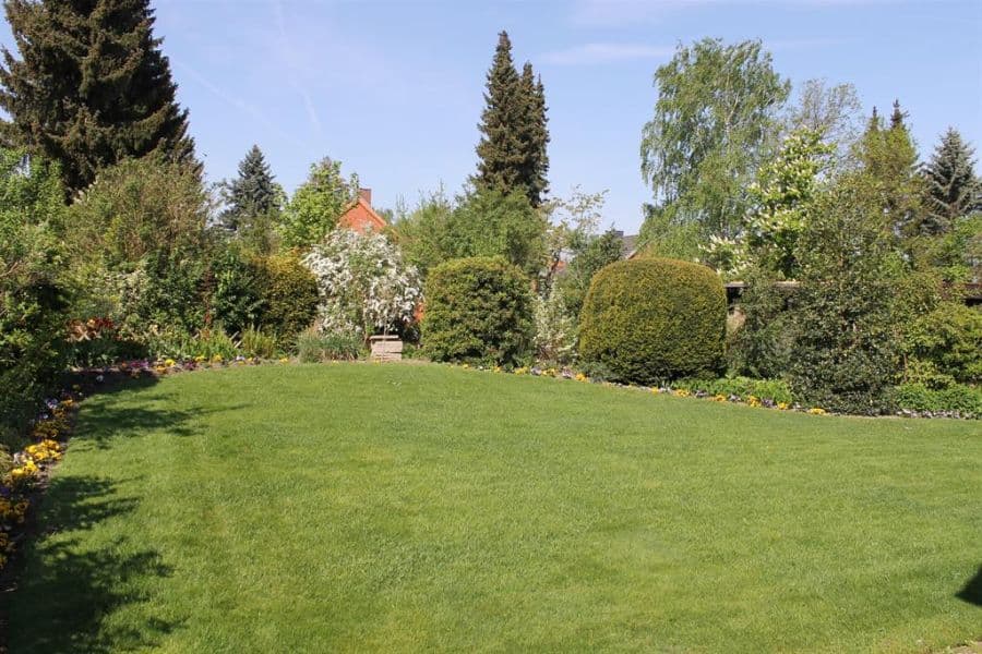Der Garten in der Ferienwohnung Wildung in Lüneburg