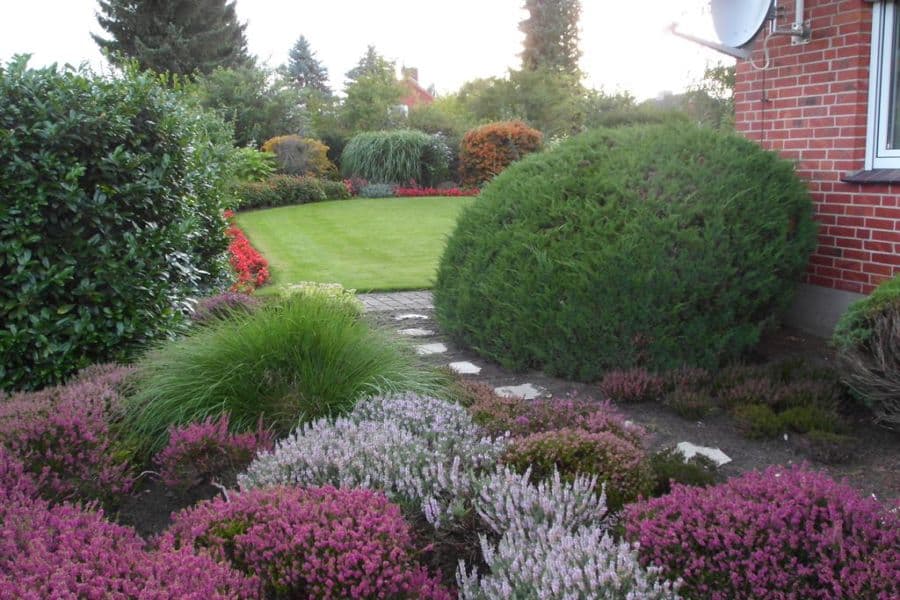 Der Vorgarten der Ferienwohnung Wildung in Lüneburg