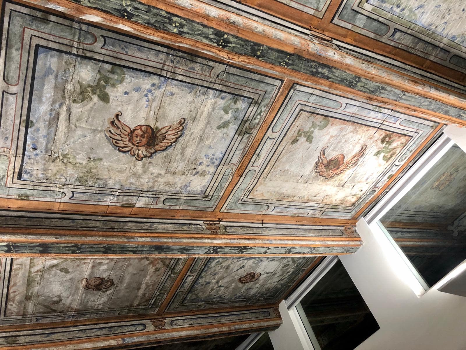 Holzdecke im Hotel Wyndberg Lüneburg